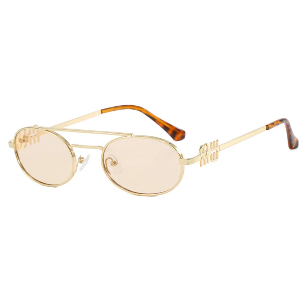 Trendy Double Beam Retro Designer SunGlasses