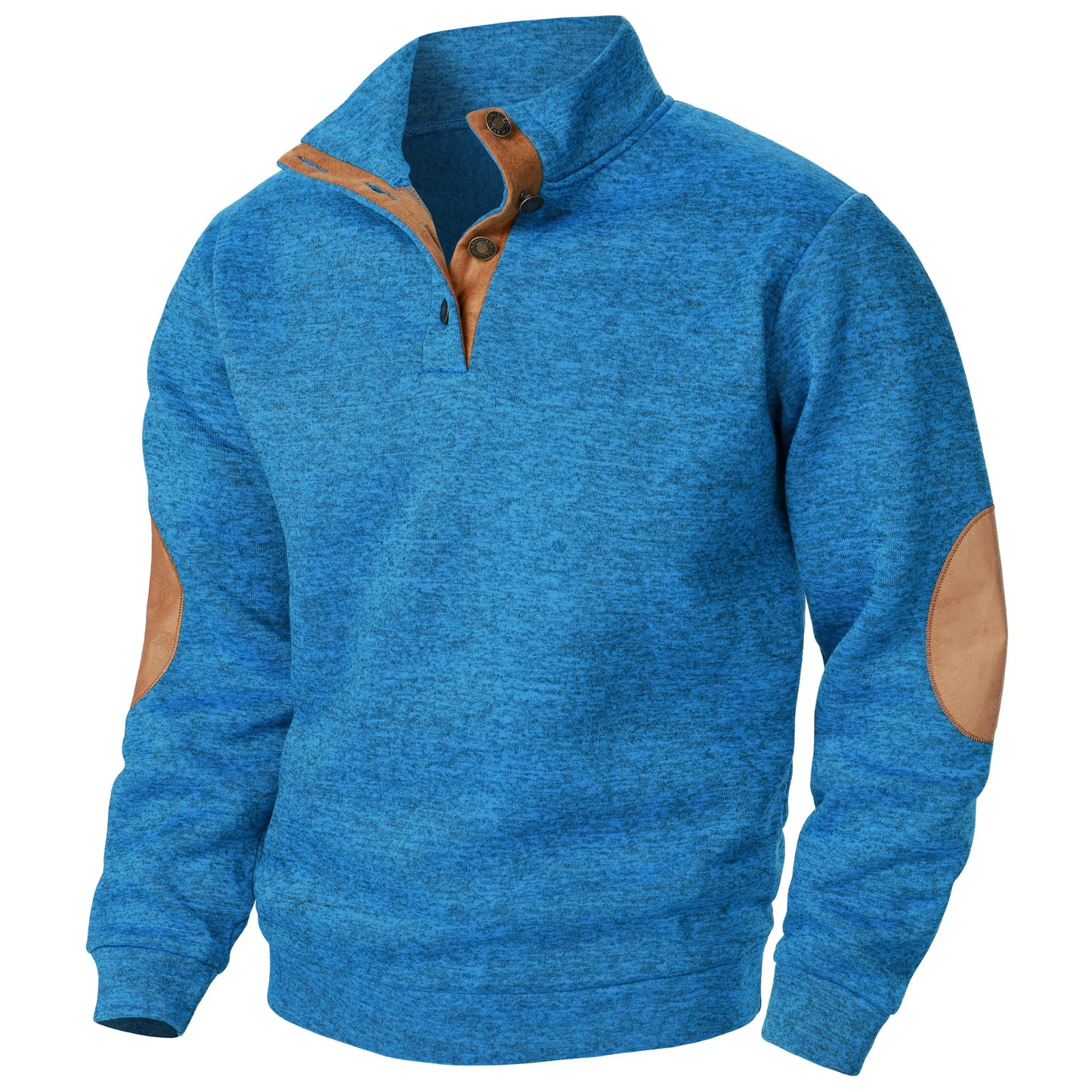 Long Sleeve Stand Collar Knitted Sweater