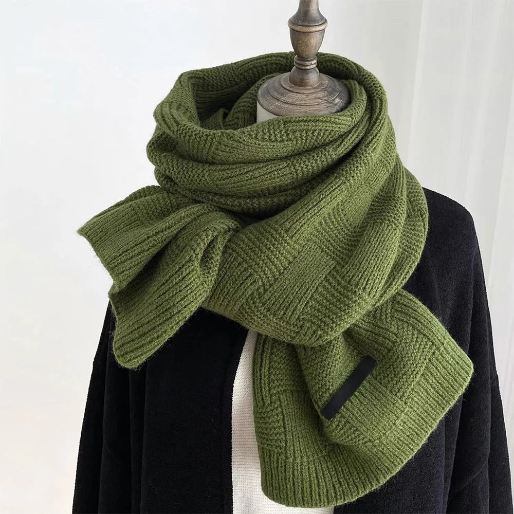 Knitted Imitation Cashmere Scarf