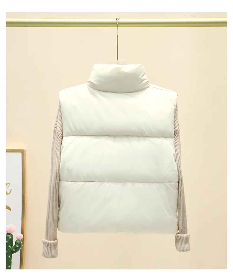 Womens Down Zipper Vest
