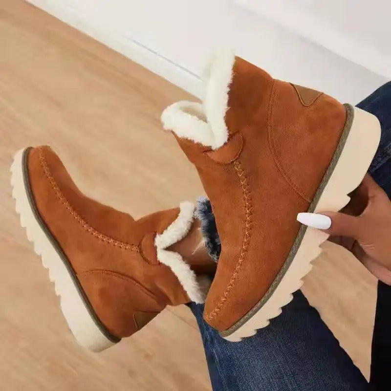 Women's Slip On Winter Snow Boots