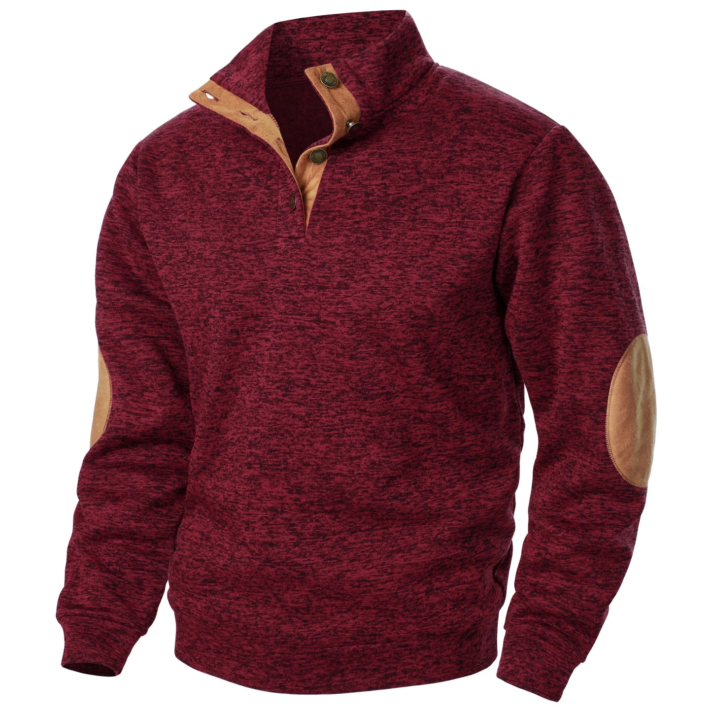 Long Sleeve Stand Collar Knitted Sweater