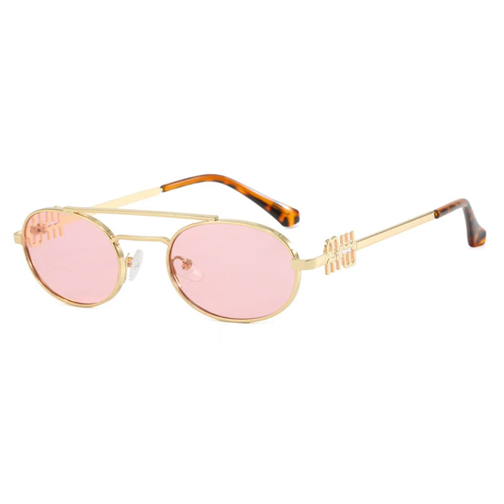 Trendy Double Beam Retro Designer SunGlasses