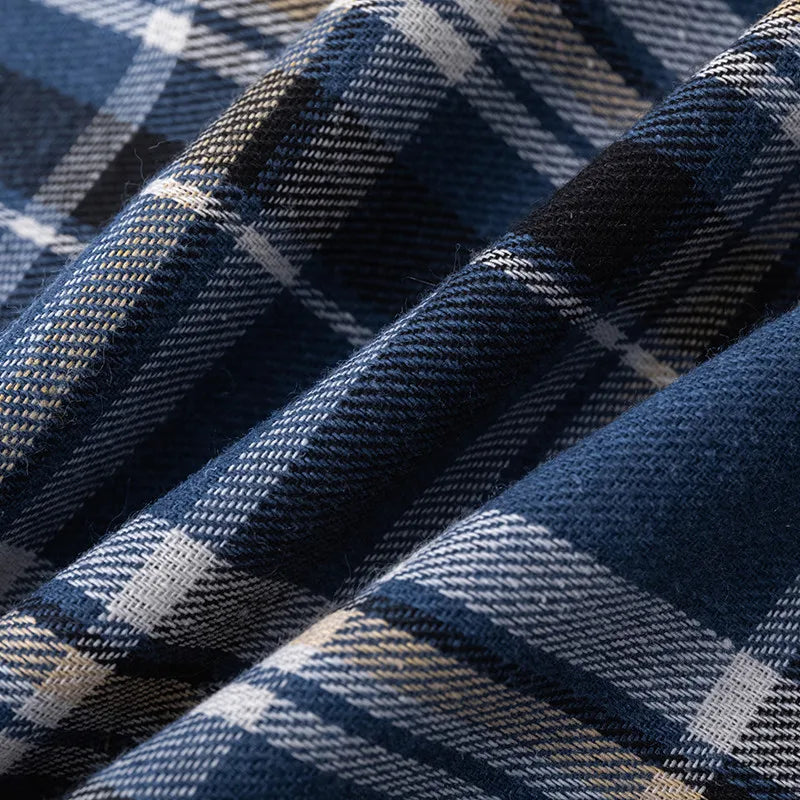Mens Plaid Oversized Flannel Shirt