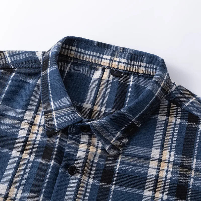 Mens Plaid Oversized Flannel Shirt