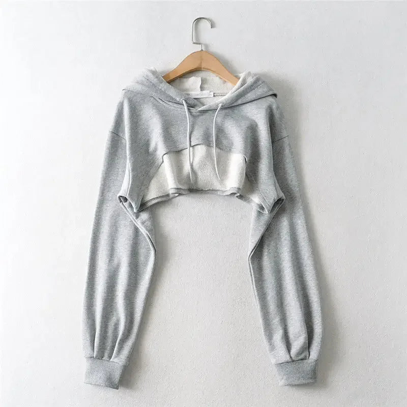 Womens Cropped Hoodie