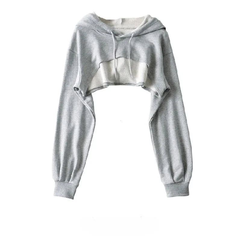 Womens Cropped Hoodie