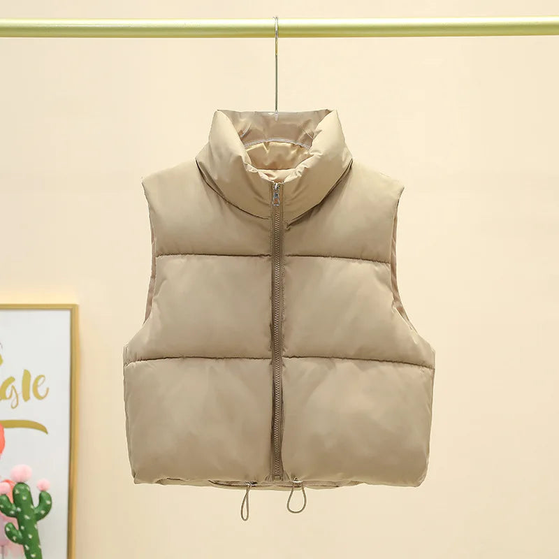 Womens Down Zipper Vest