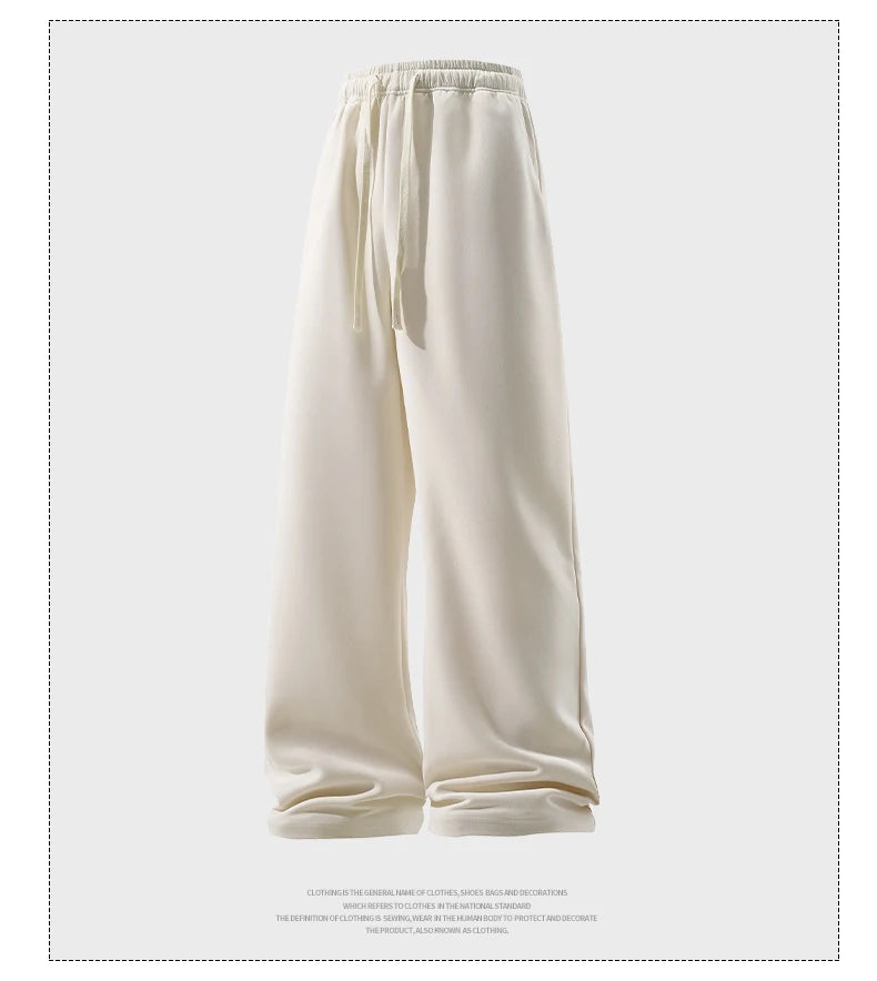 Wide Leg Mens Sweatpants