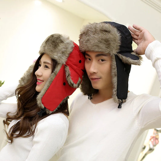 Warm Windproof Bomber Cap
