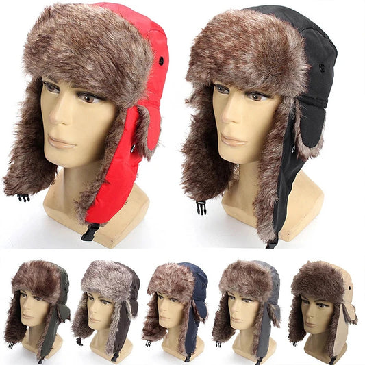 Warm Windproof Bomber Cap
