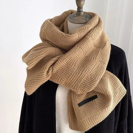 Knitted Imitation Cashmere Scarf