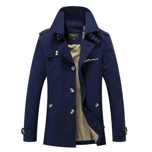 Business Casual Mens Trench Coat