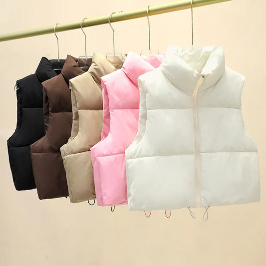 Womens Down Zipper Vest