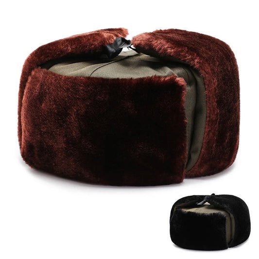 Fur Winter Trapper Hat
