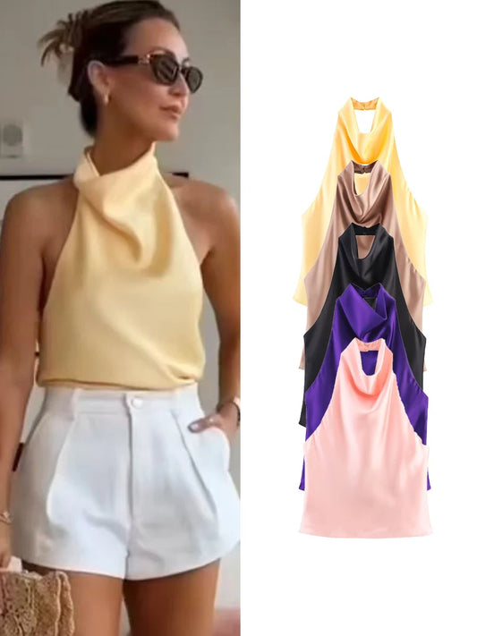 Elegant Halter Top for Women