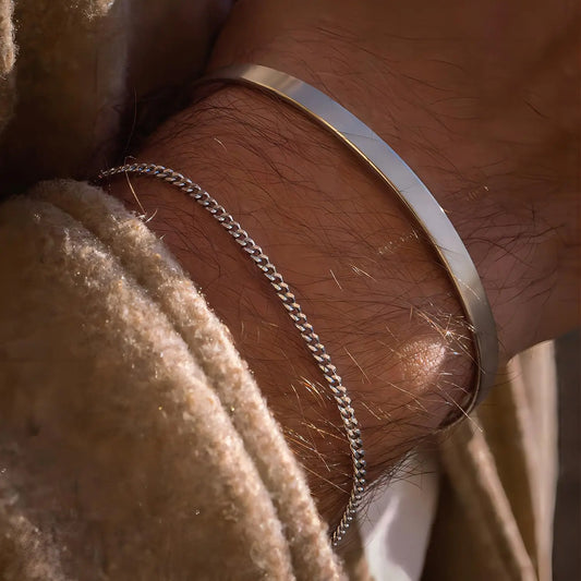 3mm Stainless Steel Adjustable Chain Bracelet