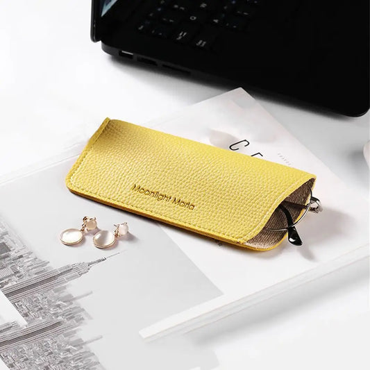 Protective Leather Sunglasses Case
