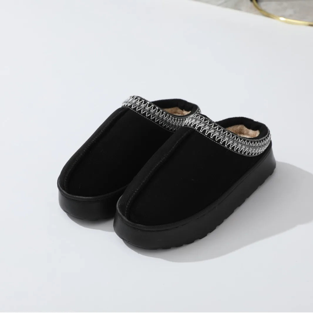 Platform Fluffy Slippers