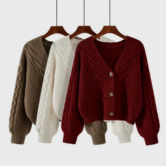 Knitted Fashion Cardigan Sweater